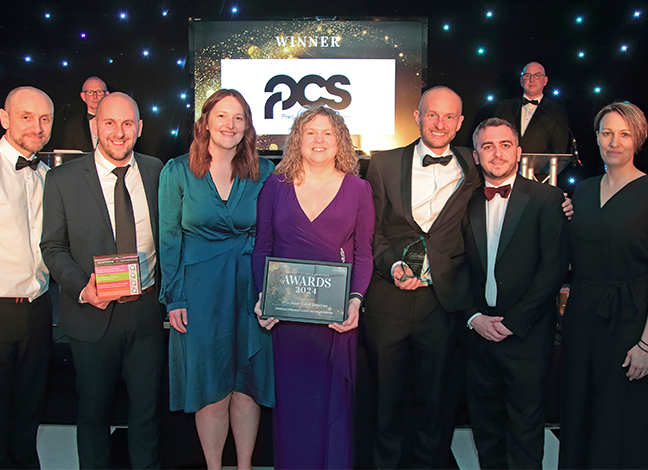 PCS wins at East Cheshire Business Awards 2024